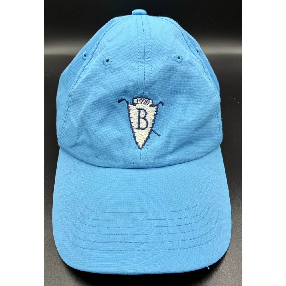 Antigua Pinnacle Golf Hat Blue Performance Technical Fit One Size